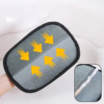 Pet Grooming Gloves — Hair Remover Brush for Dog & Cat Fur on Sofas, Carpets & Clothes