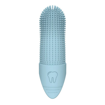 360° Dog Finger Toothbrush — Food-Grade Silicone Dental Care for Dogs & Cats