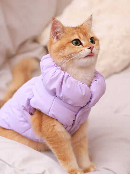 Dog Winter Jacket — 3-Layer Thick Warm Coat for Small to Medium Dogs