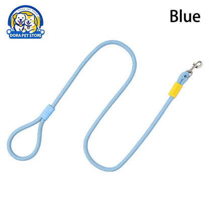 Colorful Dopamine Dog Walking Leash — Outdoor Contrasting Color Pet Leash