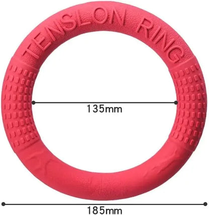 Floating Dog Flying Disc — Water-Resistant Interactive Training Ring Toy for Small & Medium Dogs