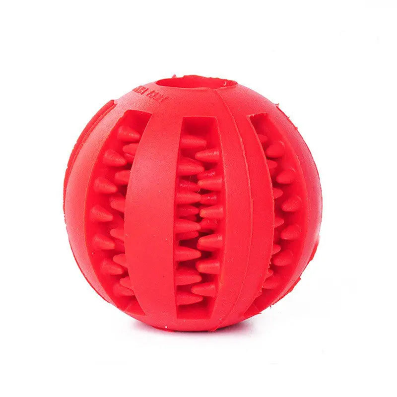 Dog Treat Feeder Chew Ball — Non-Toxic Bite-Resistant Teeth Cleaning Toy for Dogs & Cats