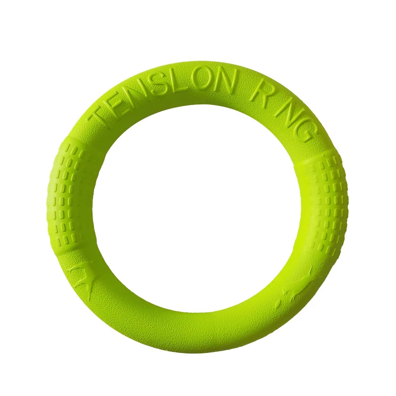 Floating Dog Flying Disc — Water-Resistant Interactive Training Ring Toy for Small & Medium Dogs